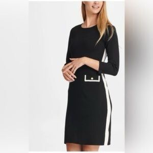DKNY
Women's Black Stripe Sweater Dress